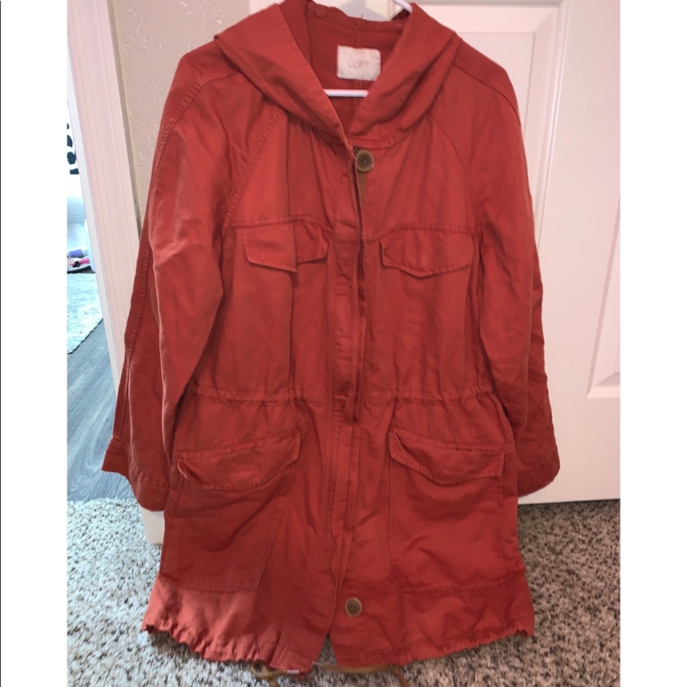 Ann Taylor LOFT rust jacket